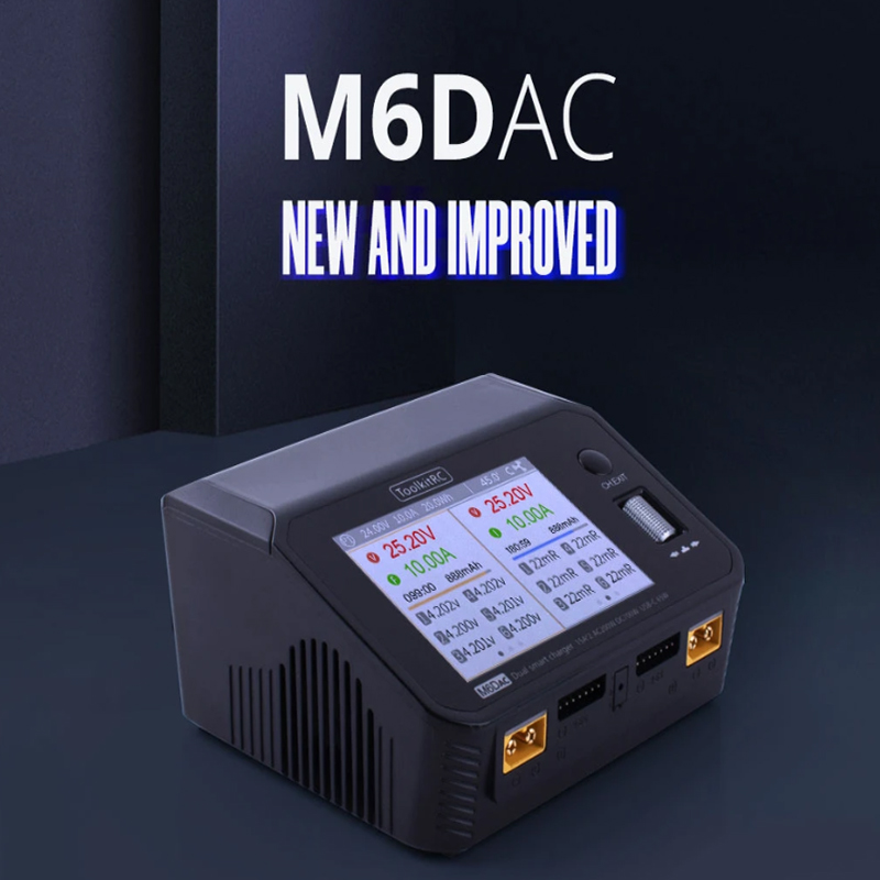 ToolkitRC M6DAC Dual Channel S - огляд і ціна Toolkitrc M6Dac Smart Charger